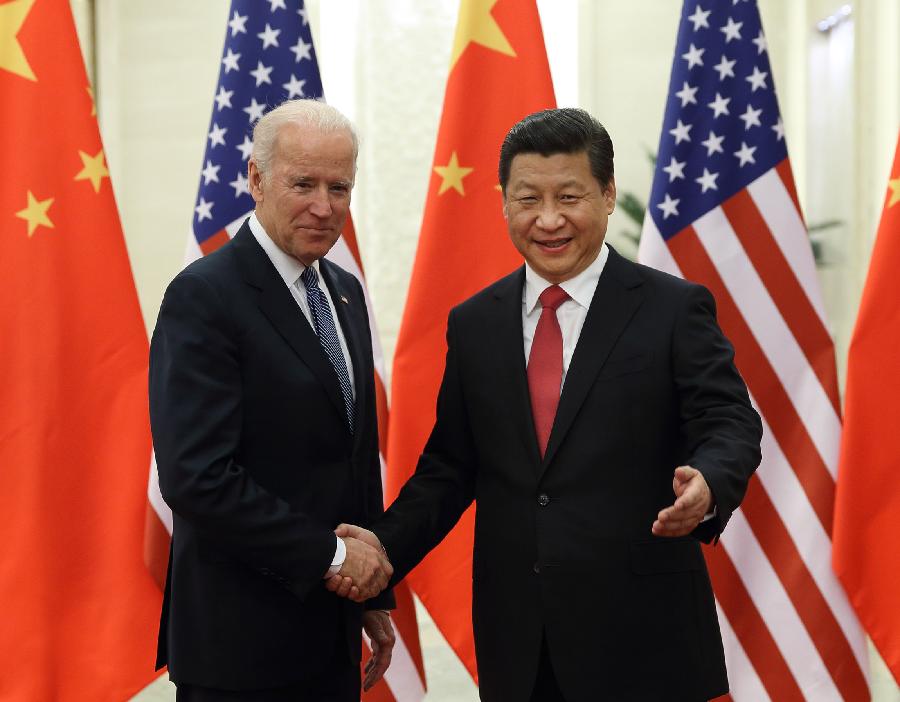 Biden calls on Chinese to 'stand up to your government' but is silent on airspace tensions