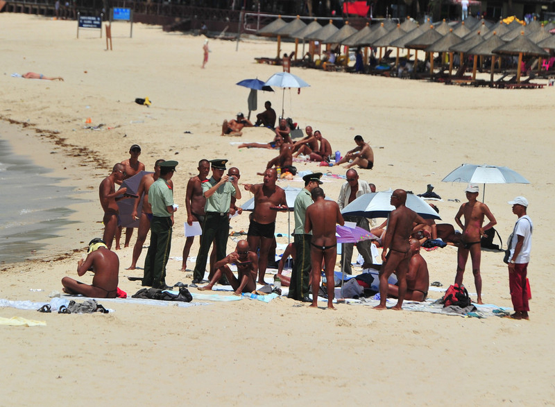 Beach Exhibitionist - Exhibitionist tourists ignore Sanya's 'no nudity' rule â€“ Thatsmags.com