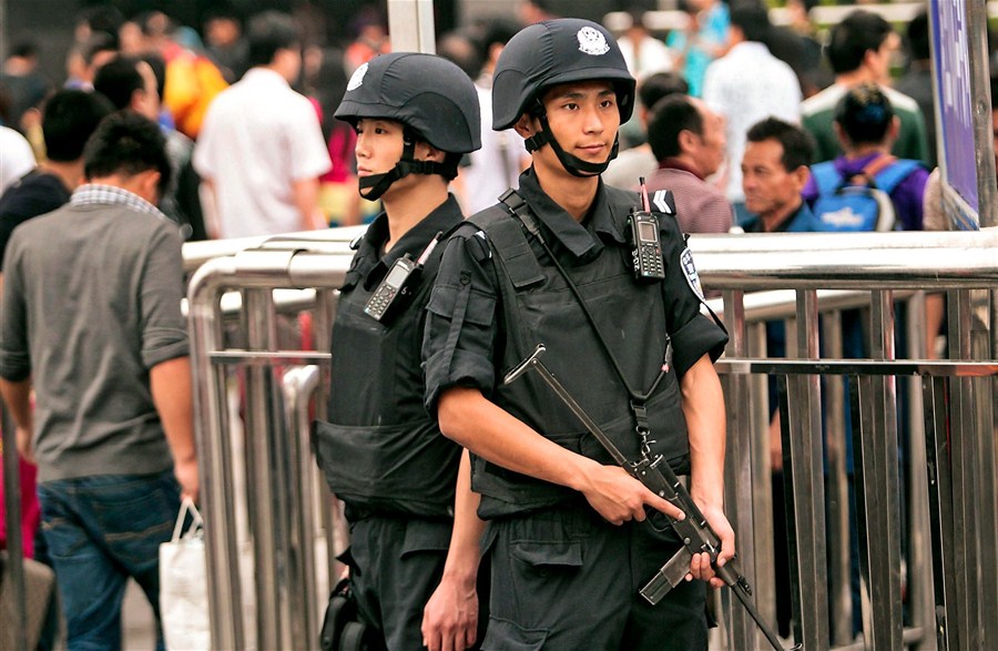 Shanghai's new armed police are already shooting people