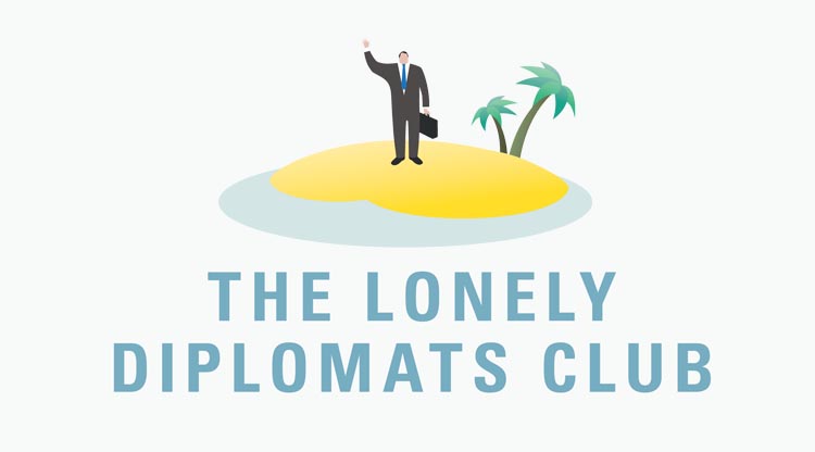 The Lonely Diplomats Club: Meet the Micro-Ambassadors Dining at the World's Largest Table