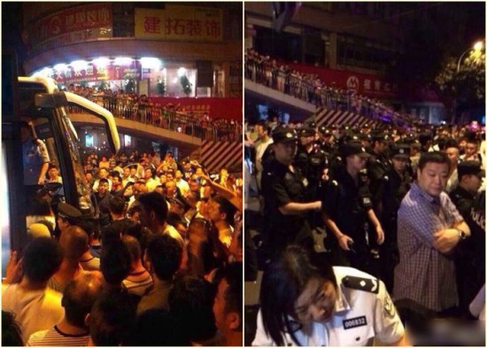 1,000 surround police in Sichuan after military tour group beats local guide unconscious