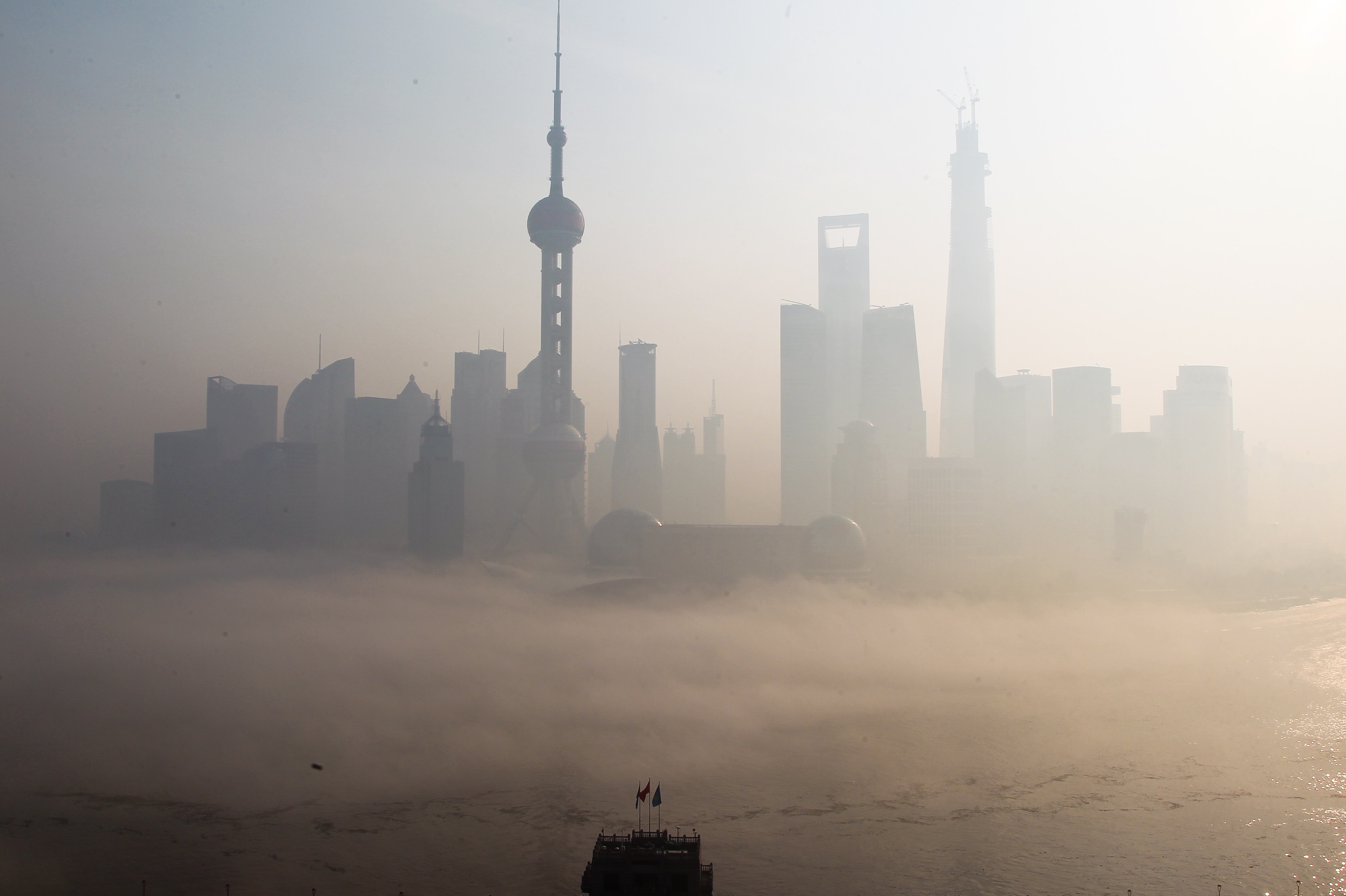 Town Crier! Shanghai's pollution has dropped by a staggering....10% ...