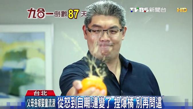 WATCH: Mayor candidate crushes fruit with bare hands