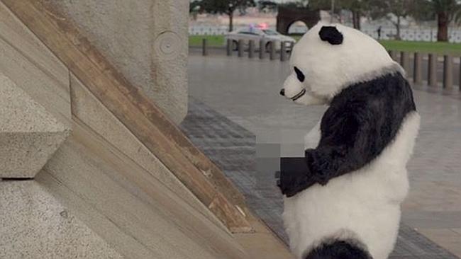WATCH: Pissing panda ad pulled from CCTV