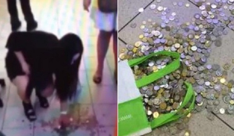 Chinese girl seeks SGD1,010 refund for overpriced iPhone, shop owner hurls 18kg in coins at her