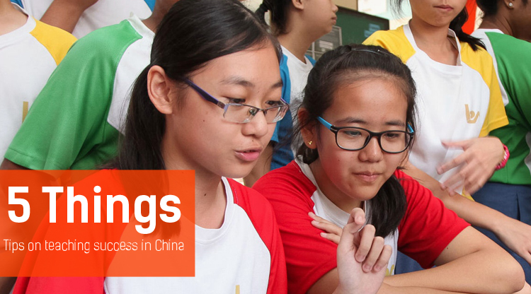 5 Things: Tips on teaching success in China