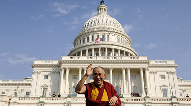 Obama gives shout-out to 'good friend, the Dalai Lama' in first minute of speech