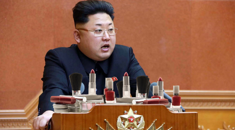 Kim Jong-un celebrates Women's Day by giving make-up to pilots' wives