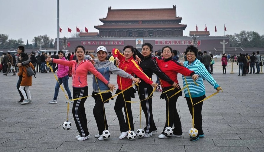 No love for dancing grannies after Tiananmen Sq routine gets stamped out in just 3 mins