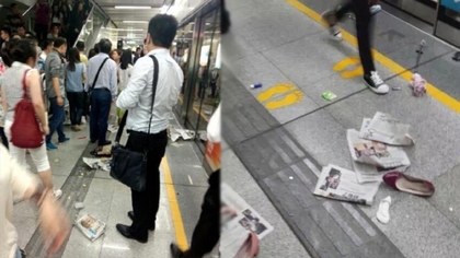 Metro passengers trampled in Shenzhen after fainting commuter causes panic