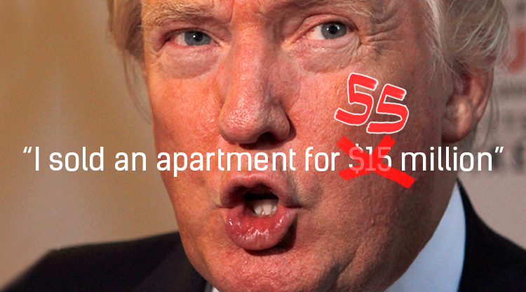 Donald Trump caught in web of lies over China apartment deal