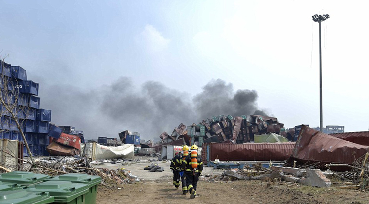 Tianjin blasts may have been caused by firefighters attempting to quell blaze